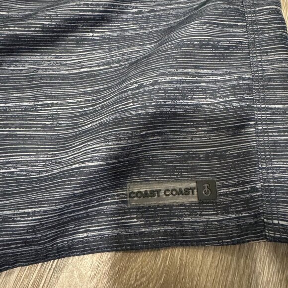 Coast To Coast Training Shorts Men’s Black & White Dot Dye Drawstring - Picture 3 of 6